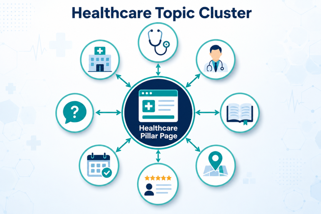 Google Review Management content cluster for medical practices with guides, calculators, checklists, and audit resources.
