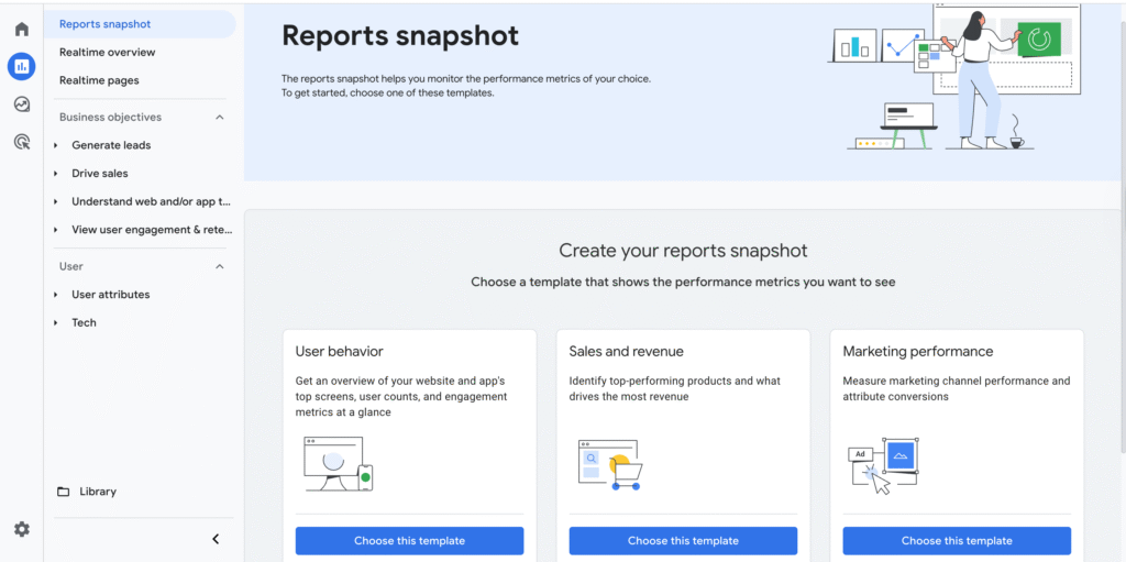 Google analytics reports