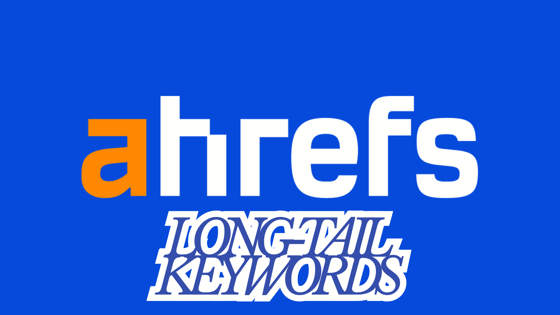 Screenshot of Ahrefs showing long-tail keyword suggestions with low KD scores