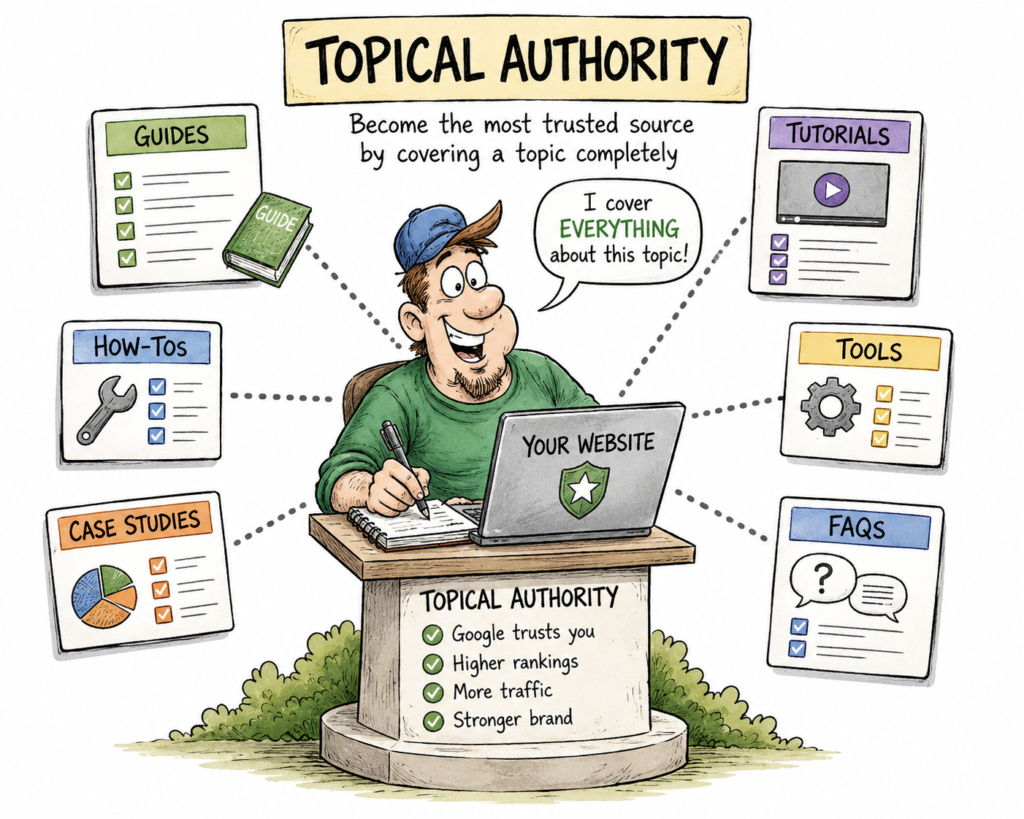 Business reputation strategy adapting to Google's evolving search technology.