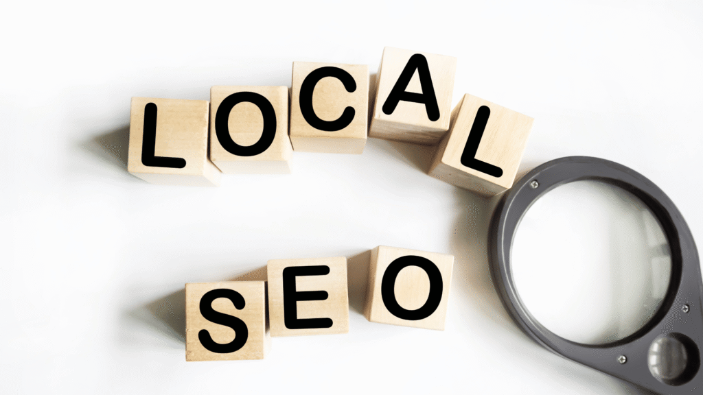 Website traffic boost from local SEO for small businesses on Google Maps and search.