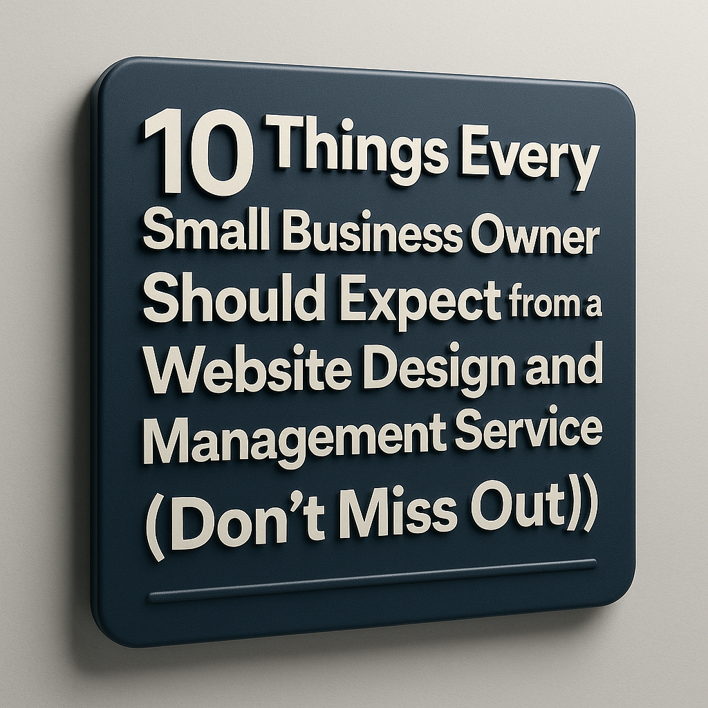 “Modern office team collaborating on small business website design and management services to improve online presence.”
