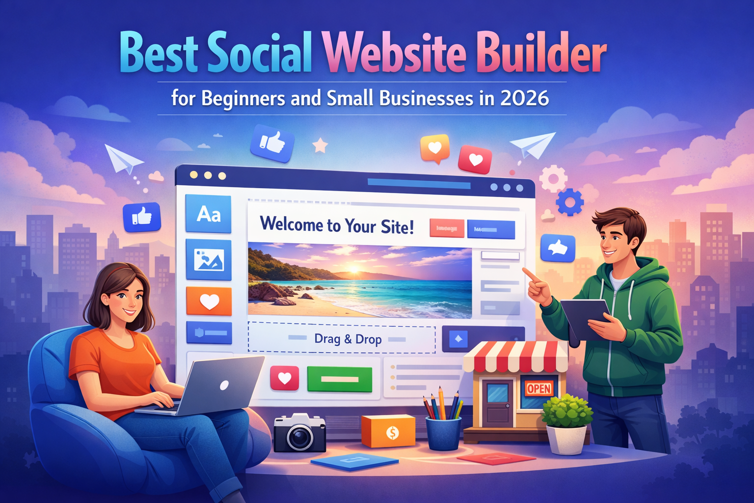 Best Social And website builder