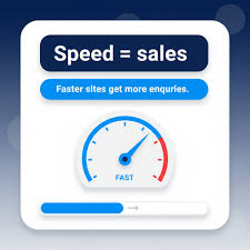 Speed test showing rapid webpage load time