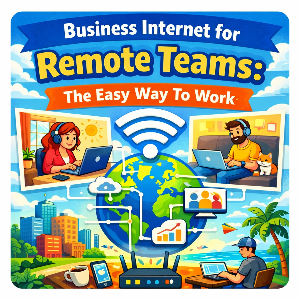Business Internet for Remote Teams: The Easy Way To work