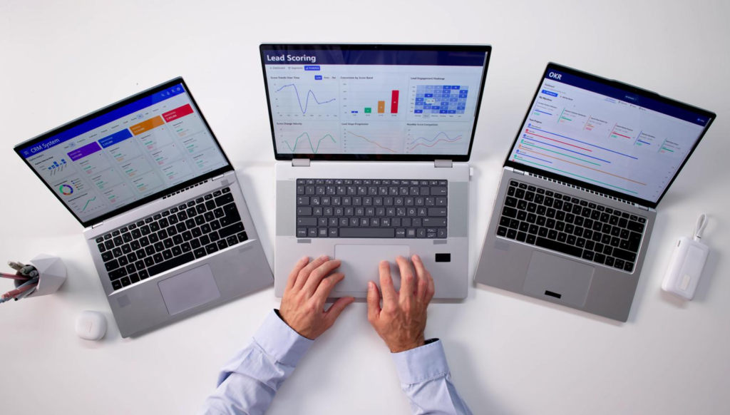 web app tools dashboard showing centralized business management