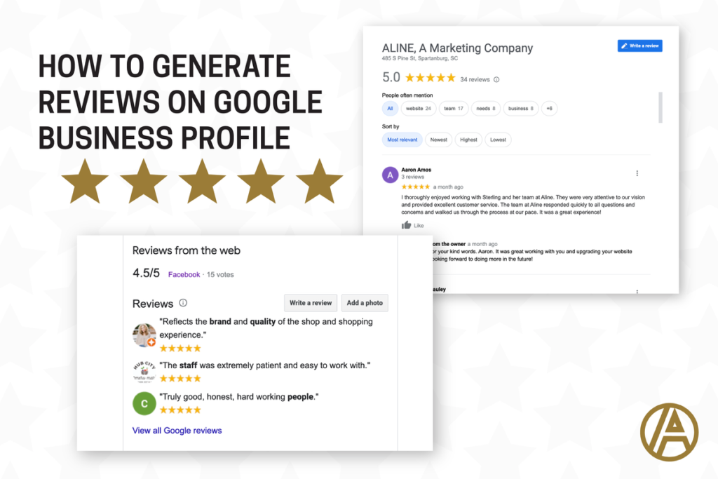 Google reviews from customers