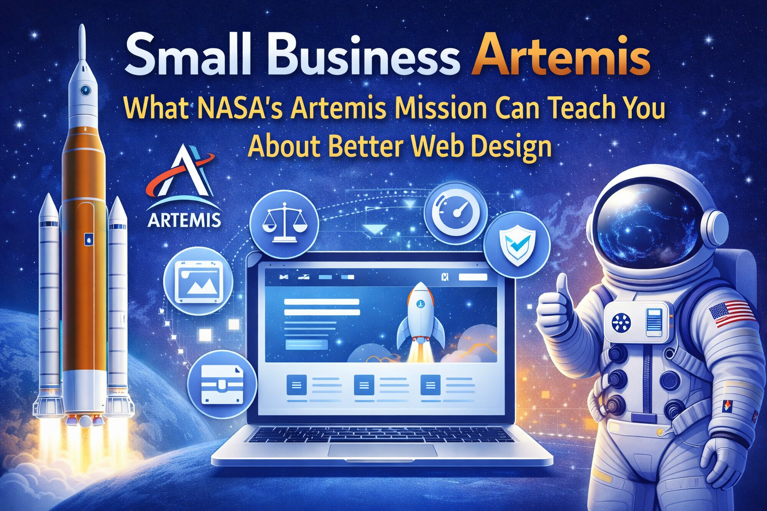 Small Business Artemis: What NASA’s Artemis Mission Can Teach You About Better Web Design