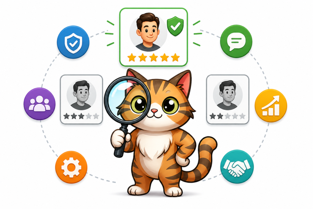 Customer feedback system for local service company