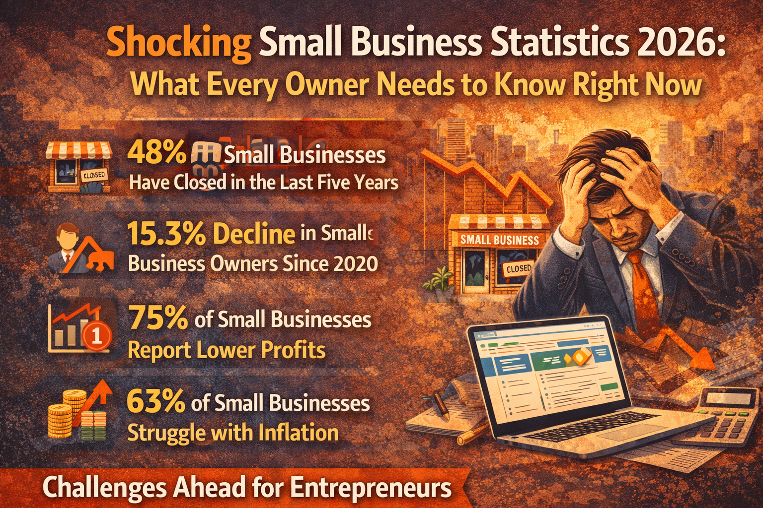 Shocking Small Business Statistics 2026: What Every Owner Needs to Know Right Now