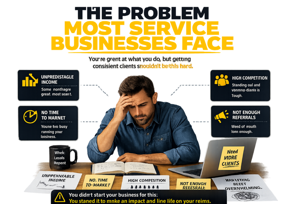 Service business owner checking Google reviews on laptop