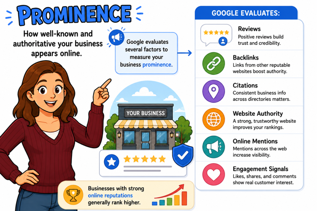 Local SEO small business optimization with accurate name, address, phone number, website details, and directory listings.