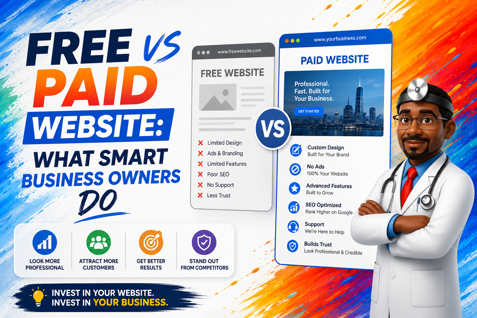 Free vs Paid Website: What Smart Business Owners Do