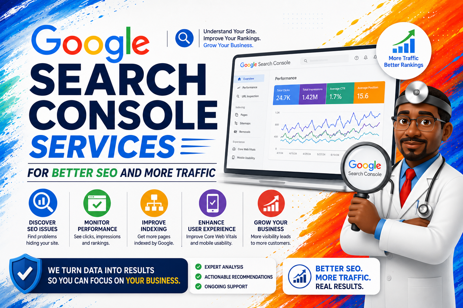 Google Search Console Services for Better SEO and More Traffic