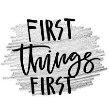 first thing first poster