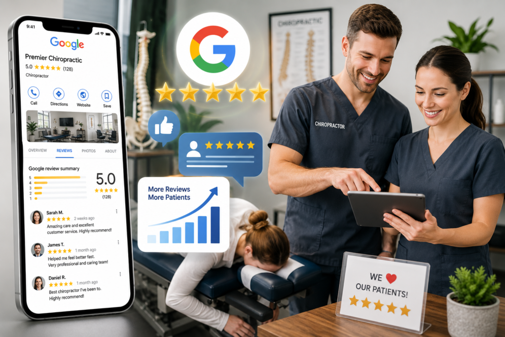 Healthcare business using Google review management