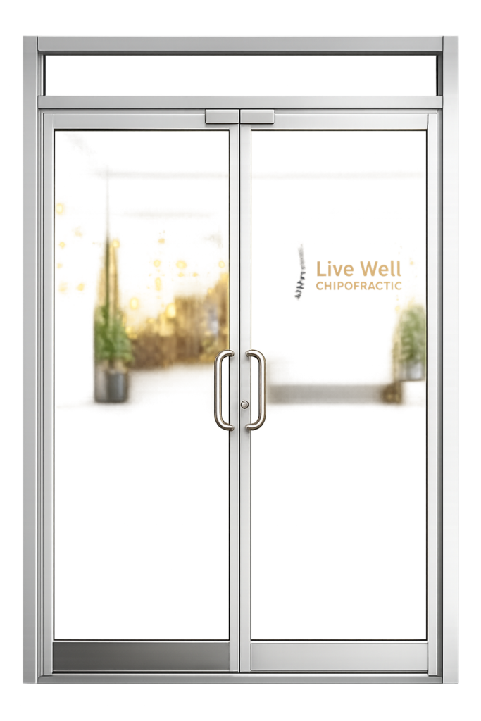 Doors to healthcare office