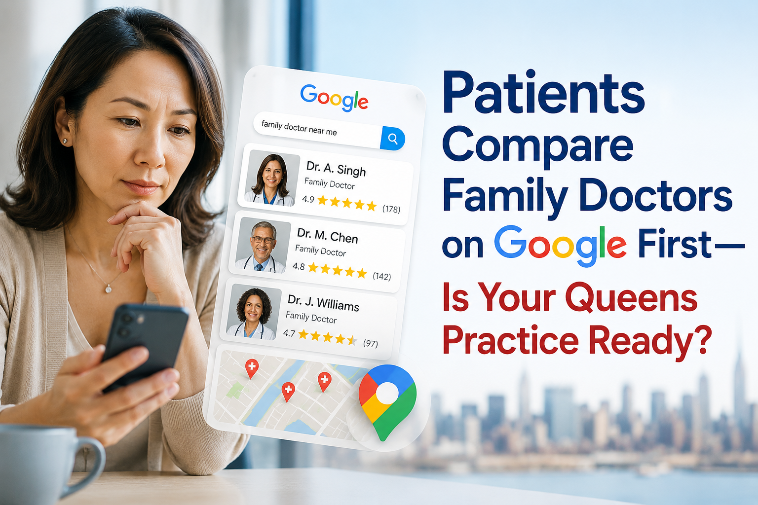 Patients Compare Family Doctors on Google First—Is Your Queens Practice Ready?