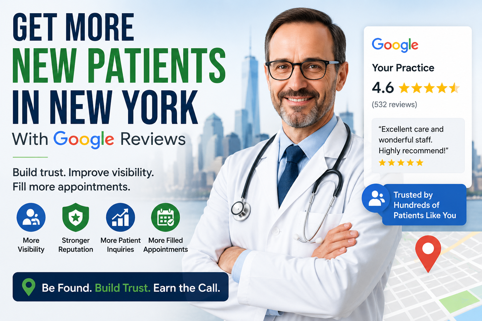 How to Get New Patients in New York With Google Reviews