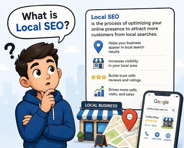 Man learning what is local seo